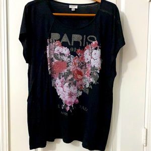 Avenue 18/20 Paris Floral Heart Shirt